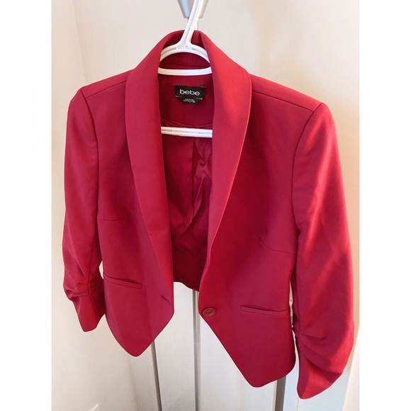 Bebe fitted red blazer - Picture 5 of 5